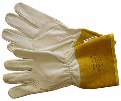 Перчатки TETU 106 - козья кожа / кожевенный спилк